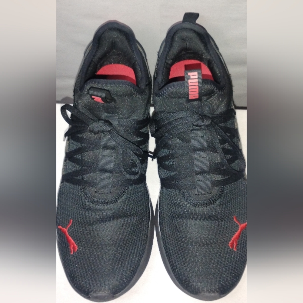 Puma Softride Carson Fresh Black Red Men Road Running Jogging Shoes 310155-04 - Picture 13 of 14